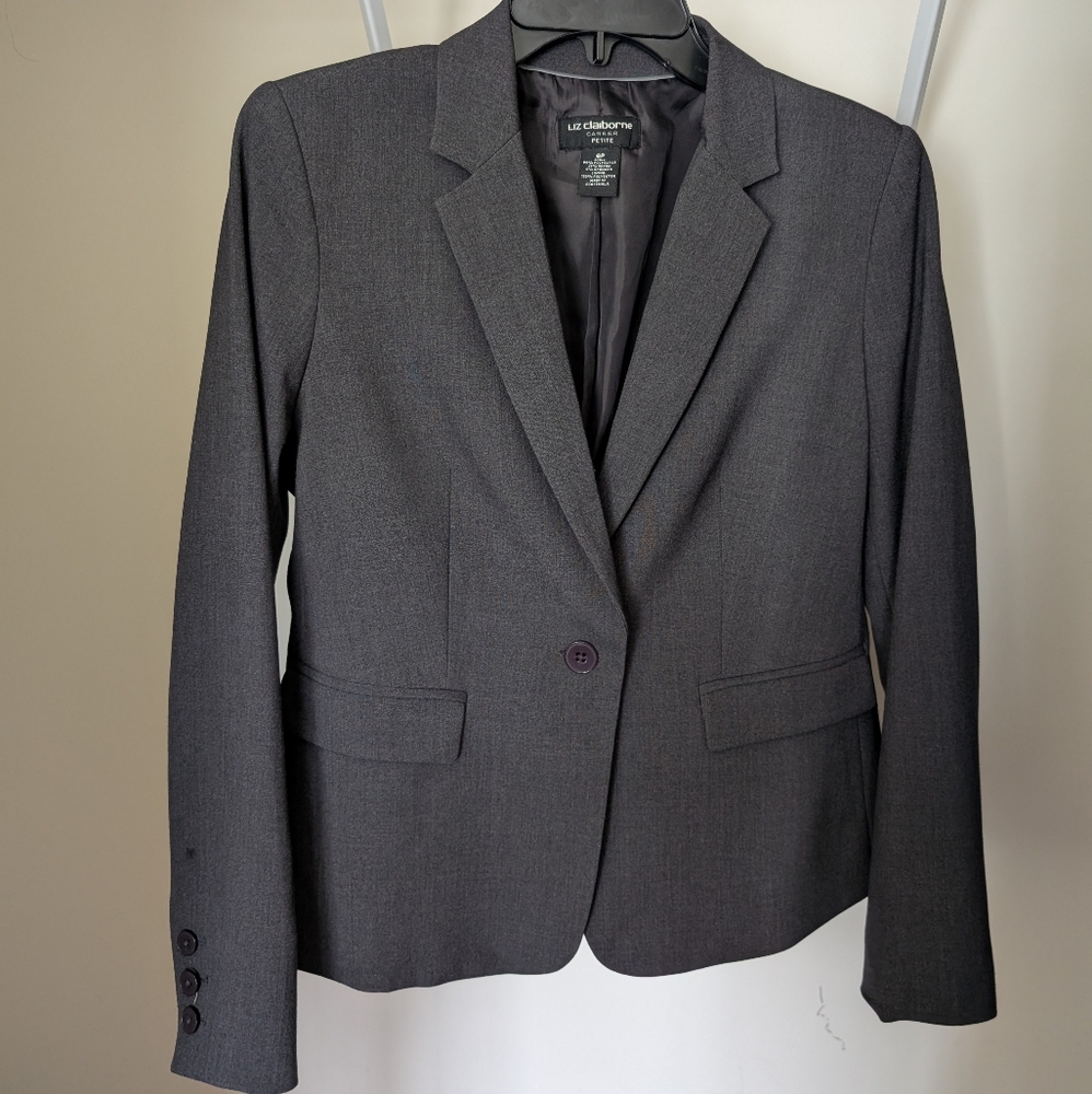 Liz Claiborne's Women's Gray Blazer Formal
